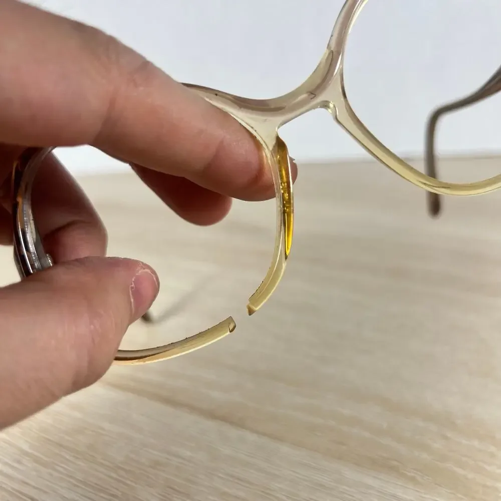 Vintage National Oversized Eyeglasses PARTS ONLY 52-17-135